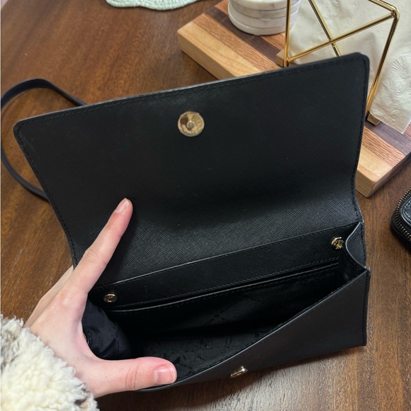 Michael Kors Black Leather Crossbody Bag - Picture 3 of 3